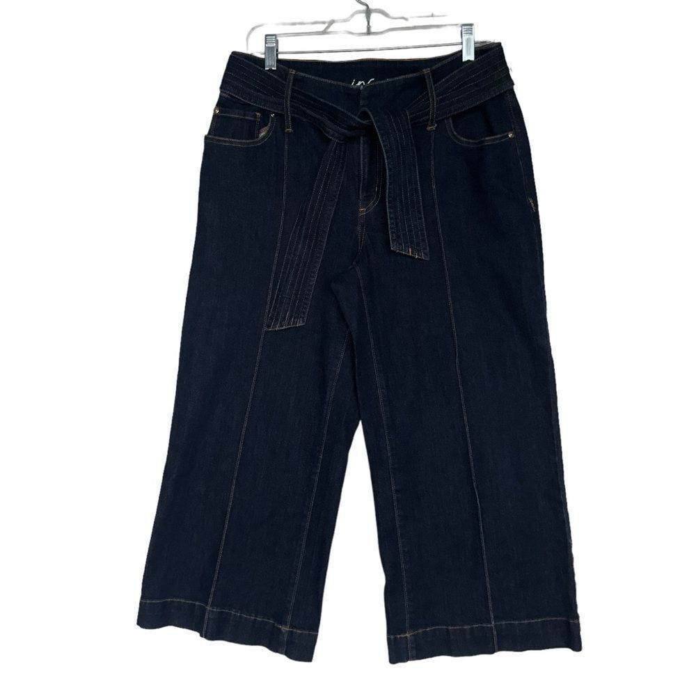 INC International Concepts Dark Blue Cropped Jeans